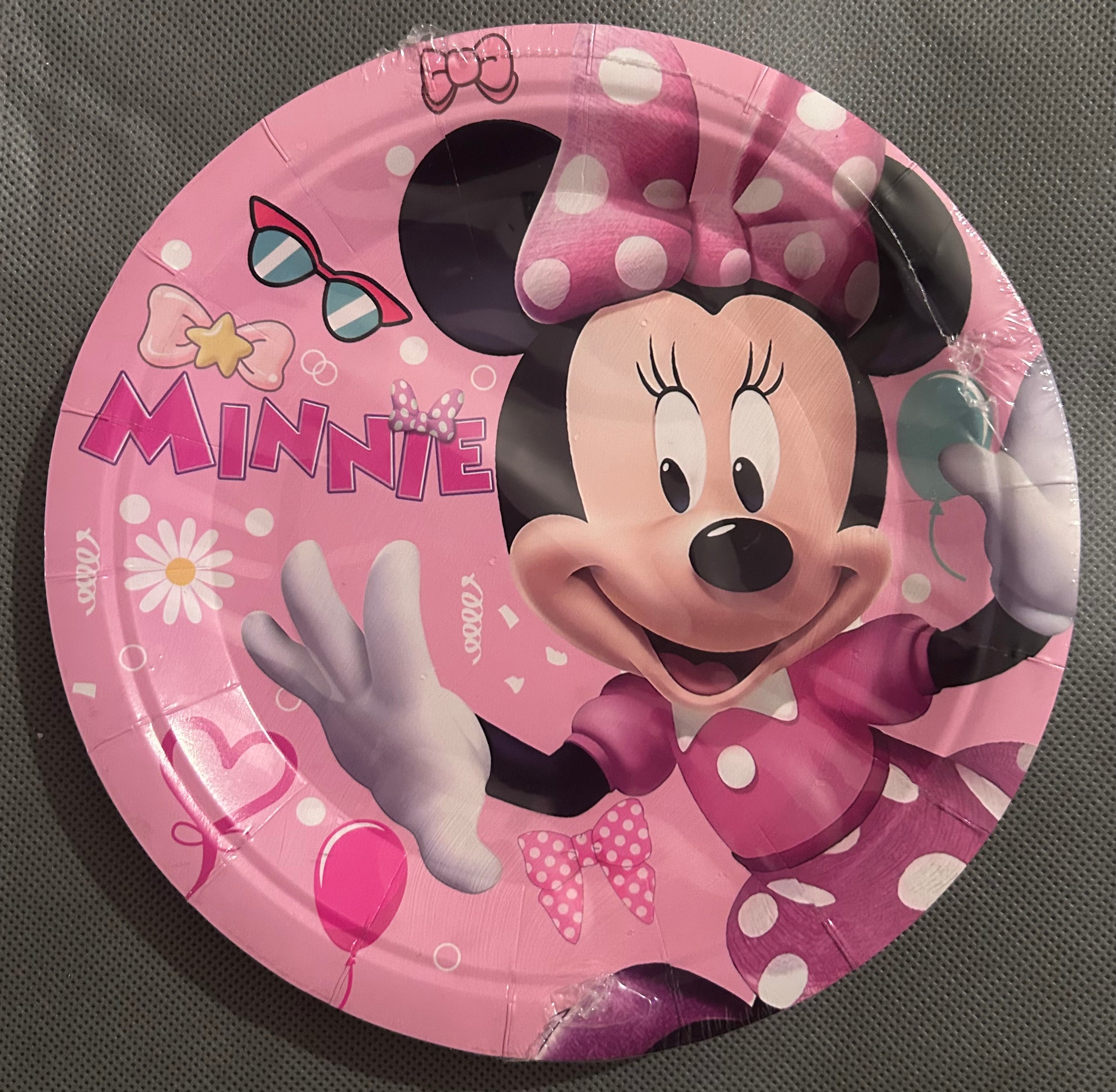 Minnie mouse pink party set
