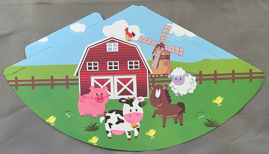 Farm animal party set