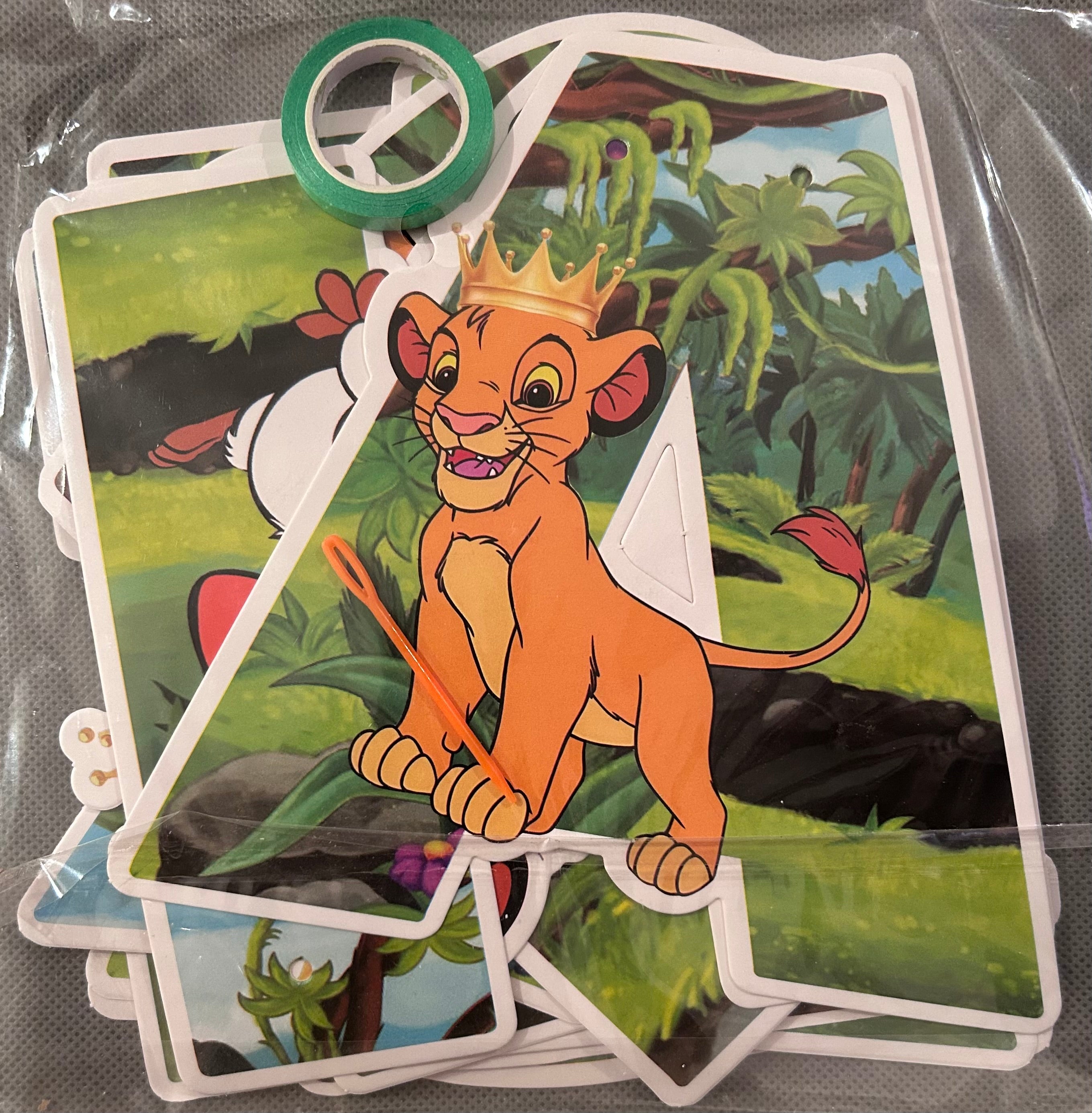 Simba the lion king party set