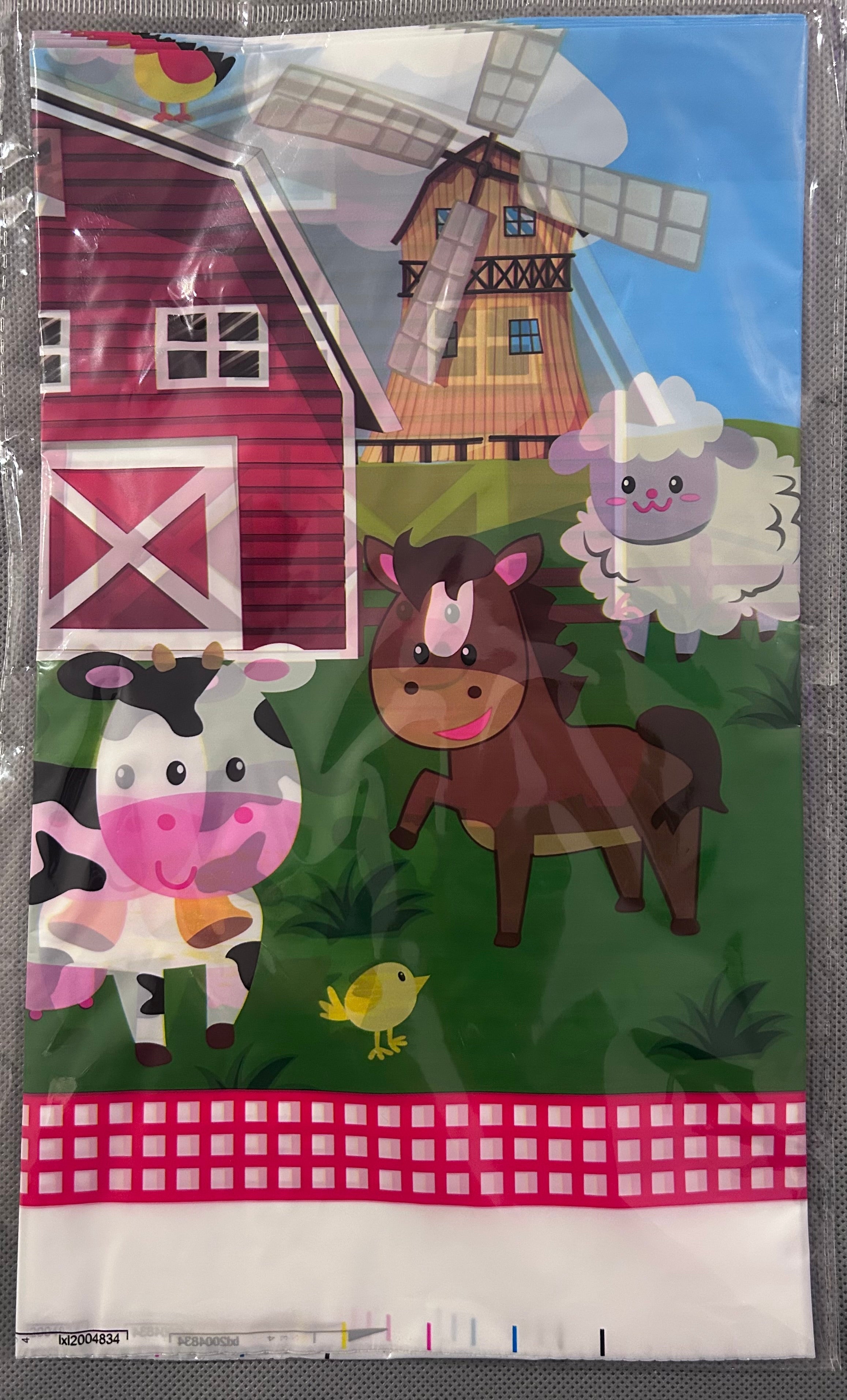 Farm animal party set