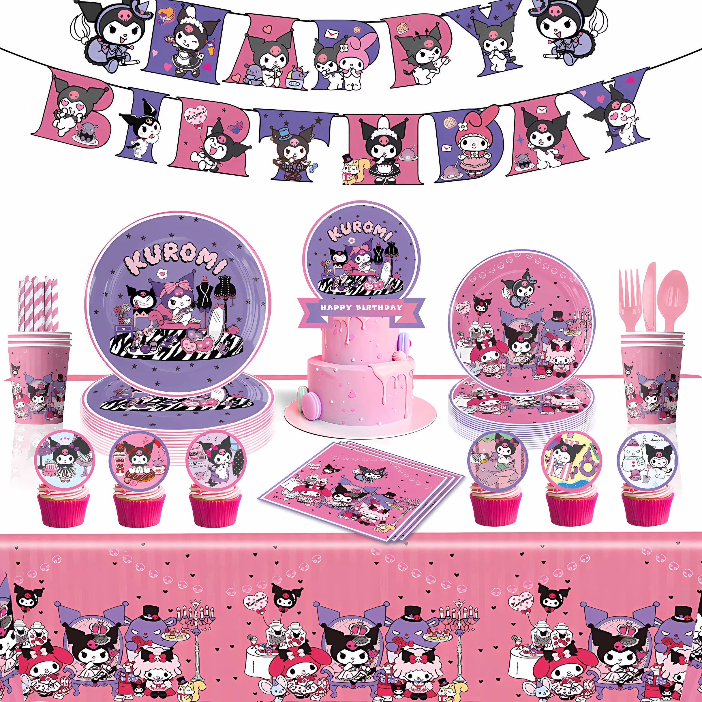 Kuromi party set