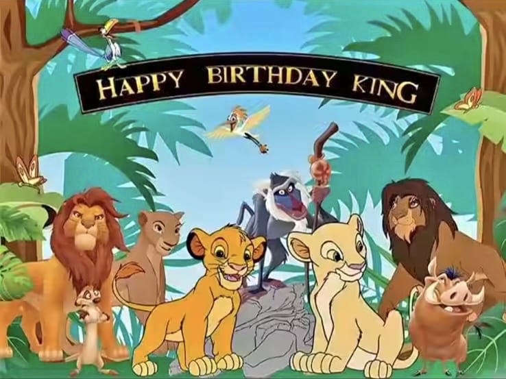 Simba the lion king party set