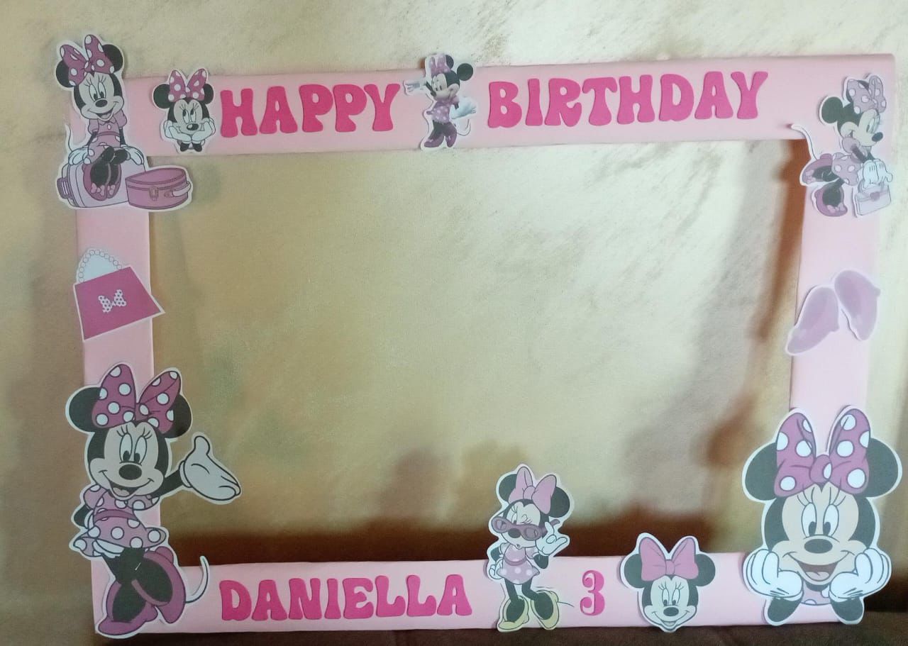 Minnie mouse pink party set