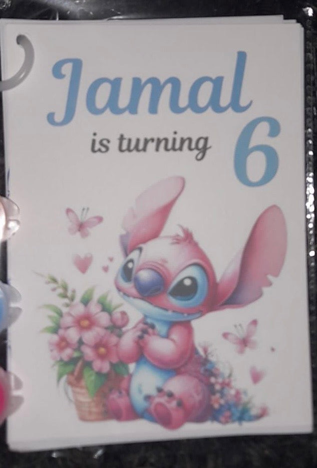 Stitch pink & blue party set