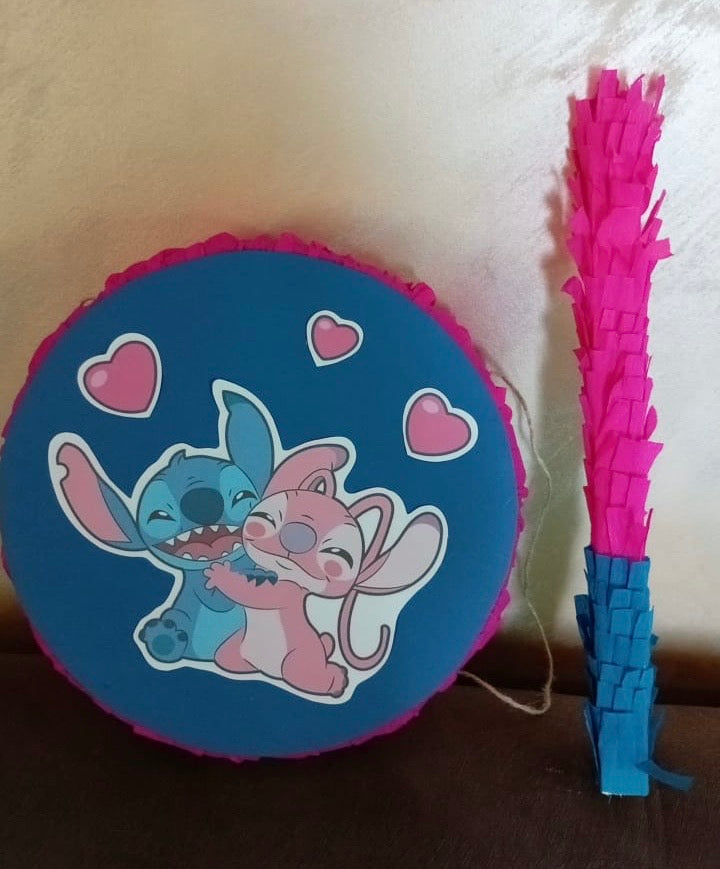 Stitch pink & blue party set