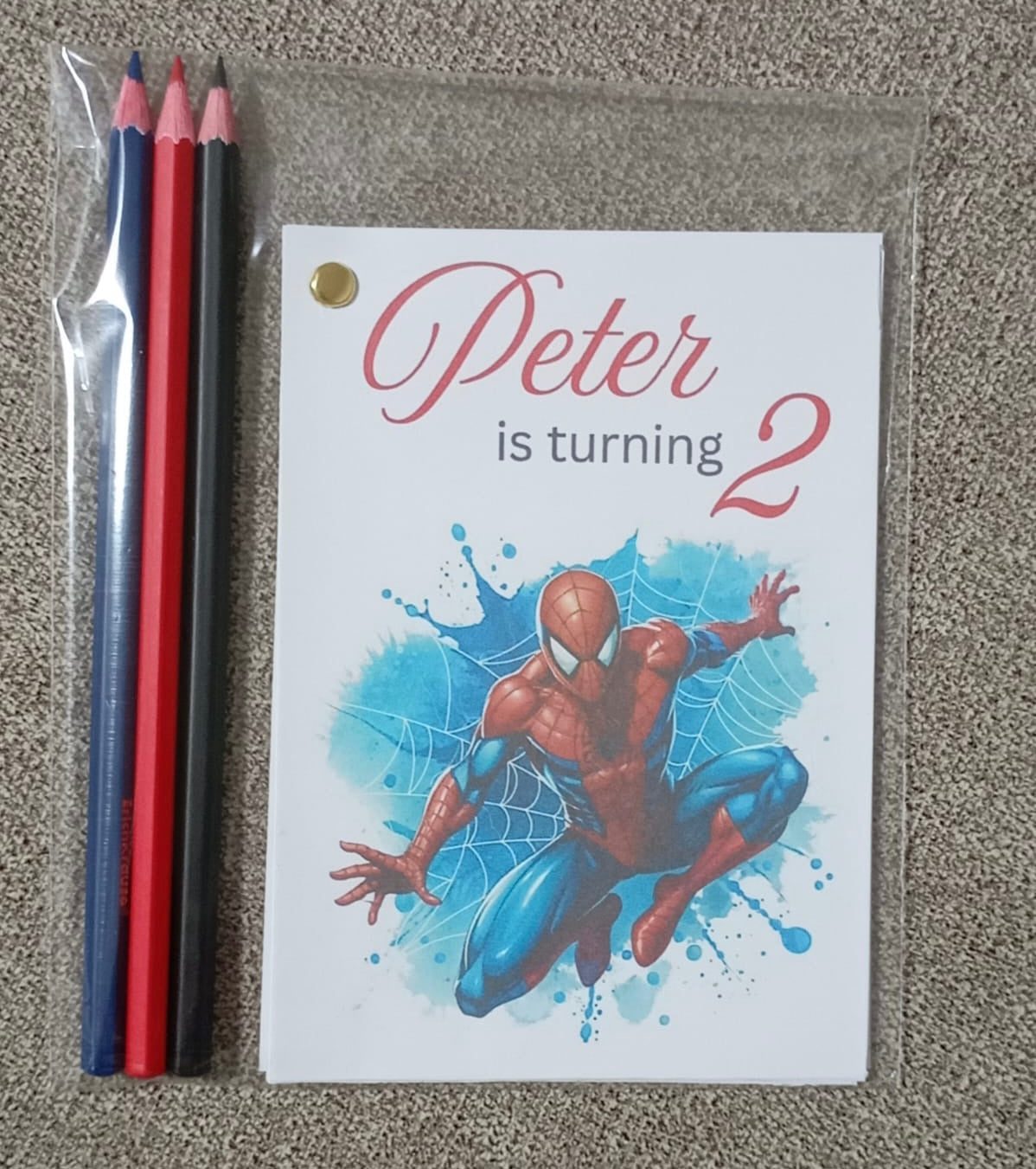 Spiderman party set