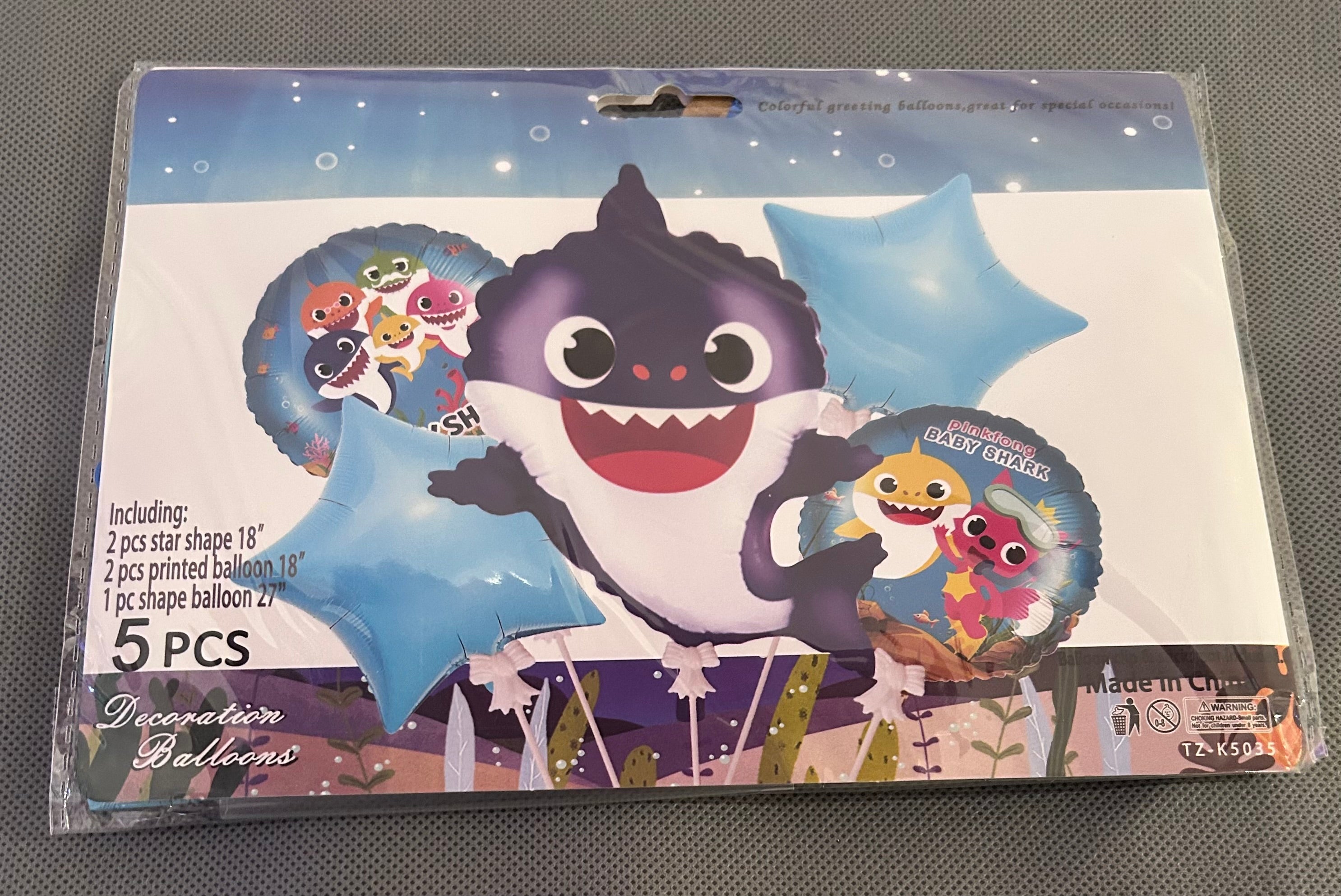 Baby shark party set