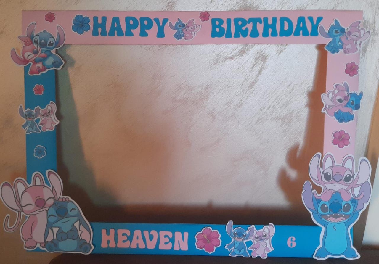 Stitch pink & blue party set