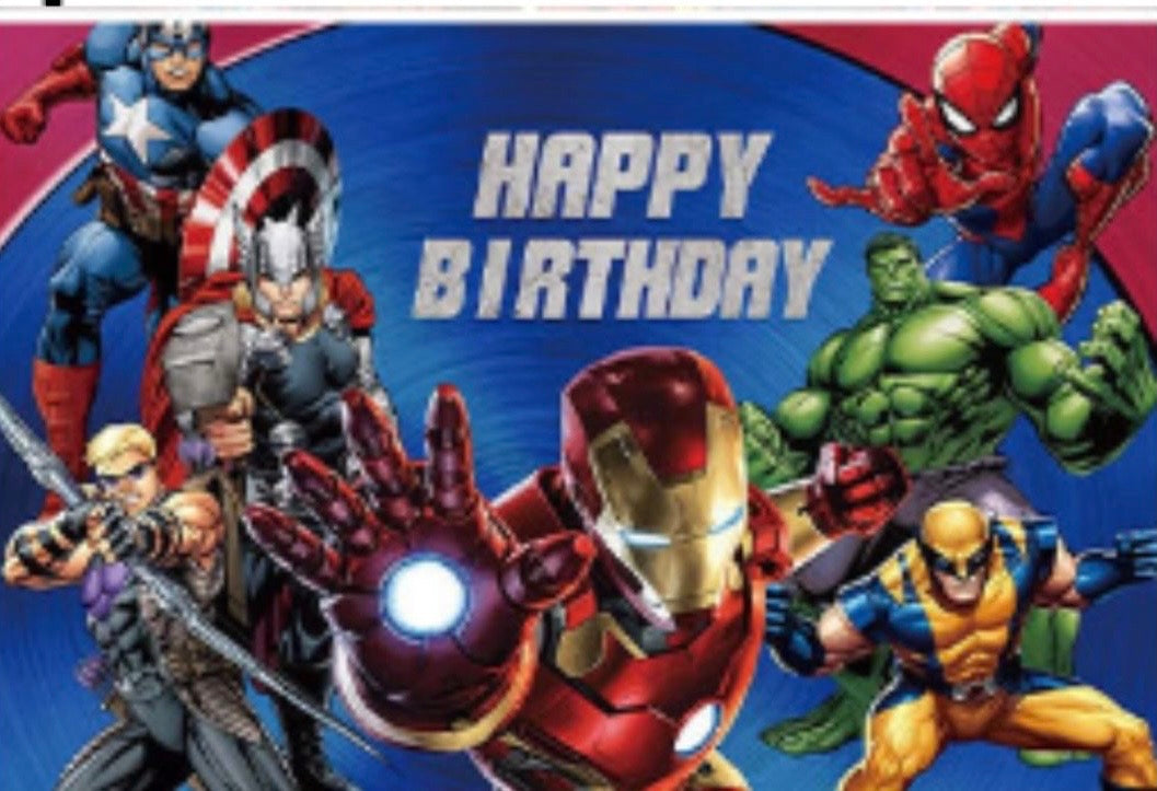 Avengers blue party set