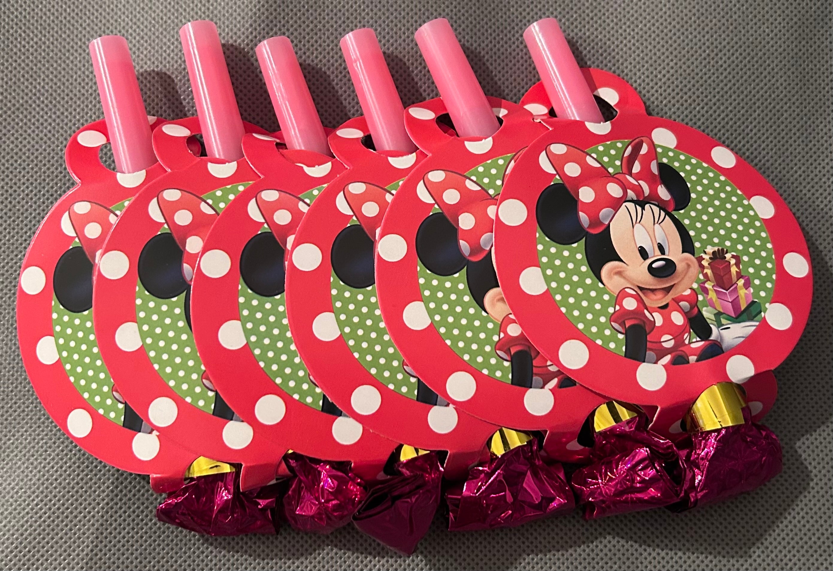 Minnie mouse red party set