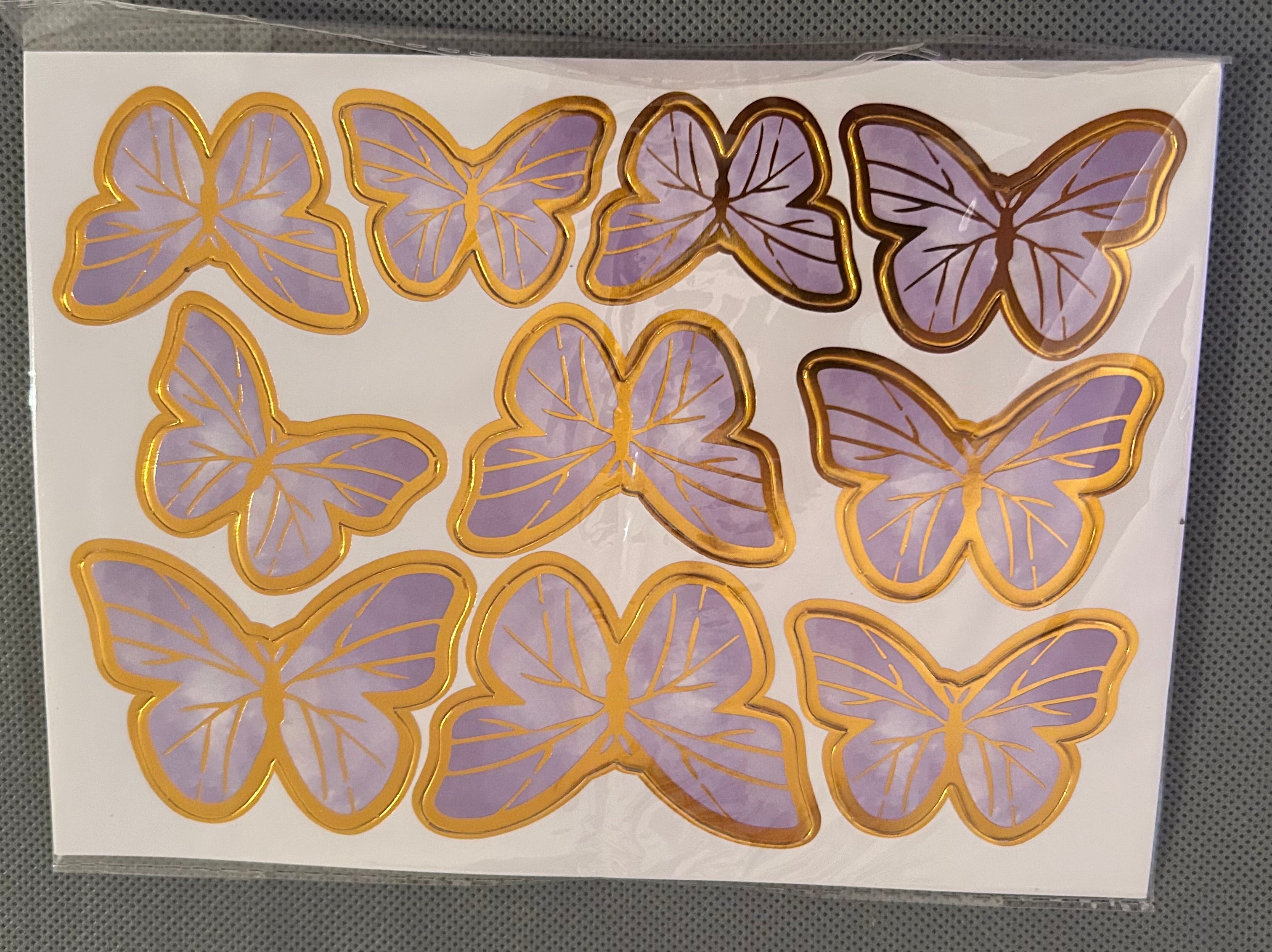 Butterfly purple party set