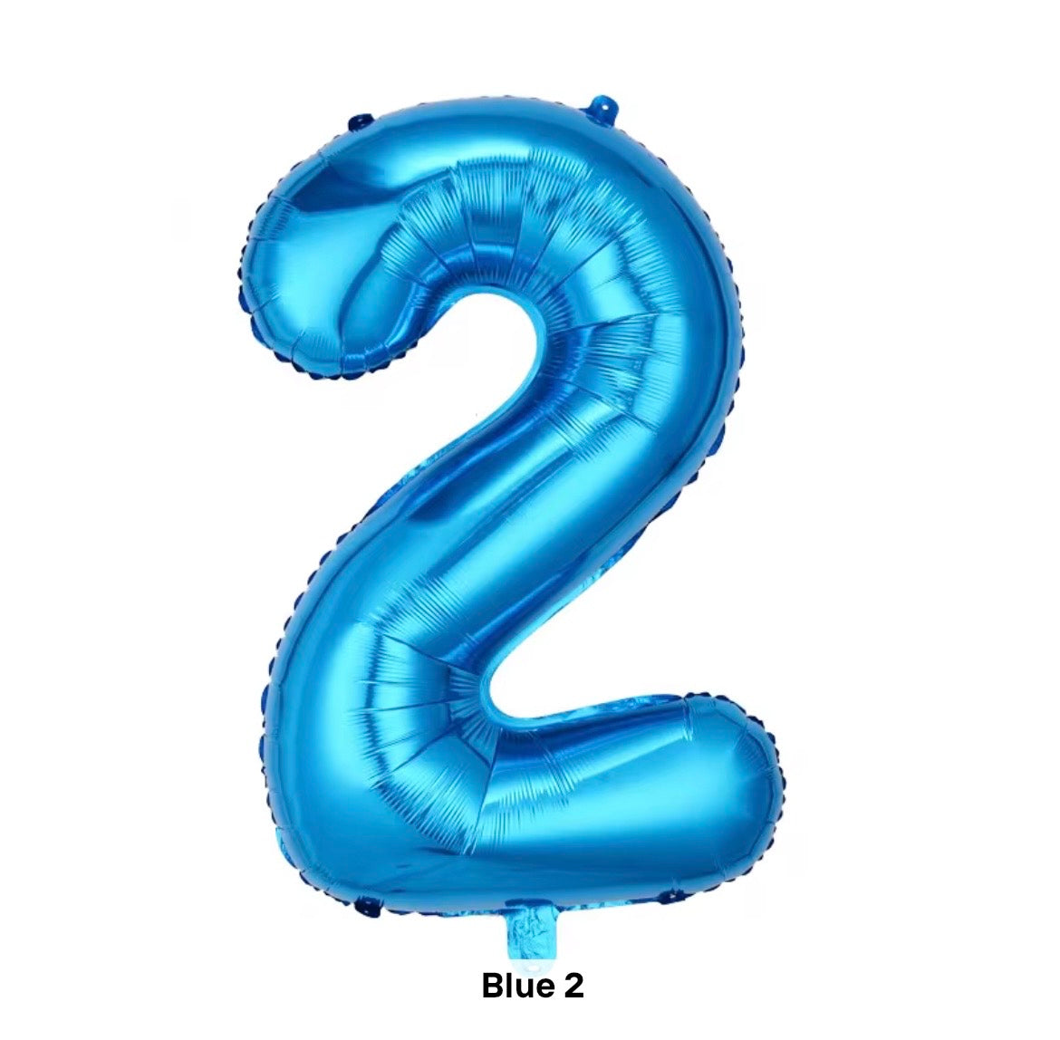Blue Number balloons