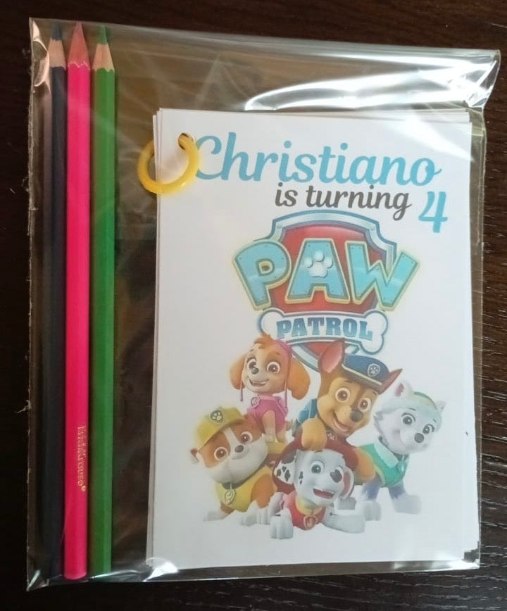 Paw patrol party set