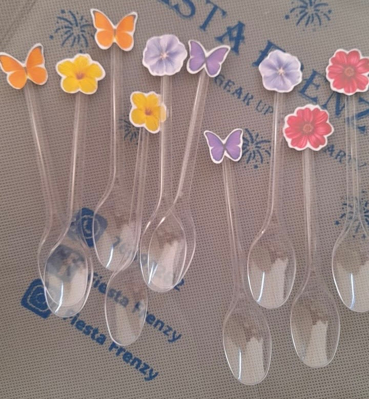 Spring flowers party set