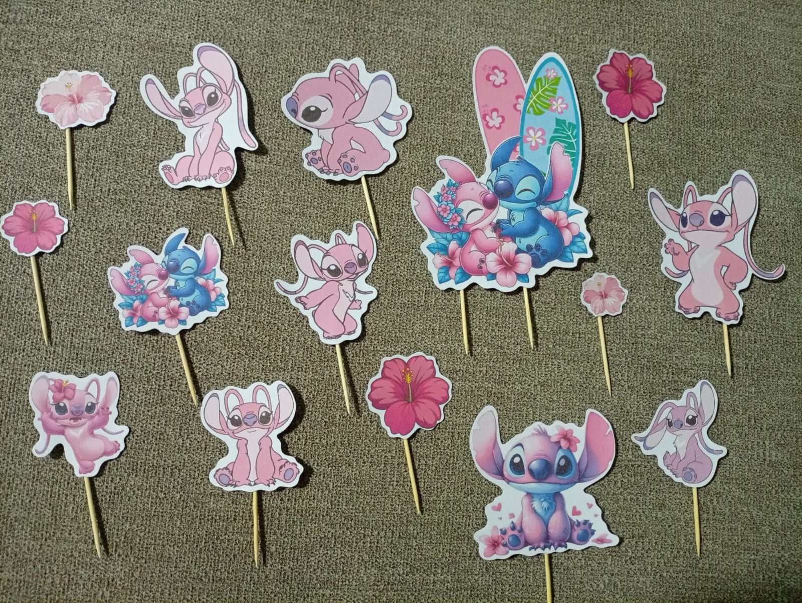 Stitch pink party set