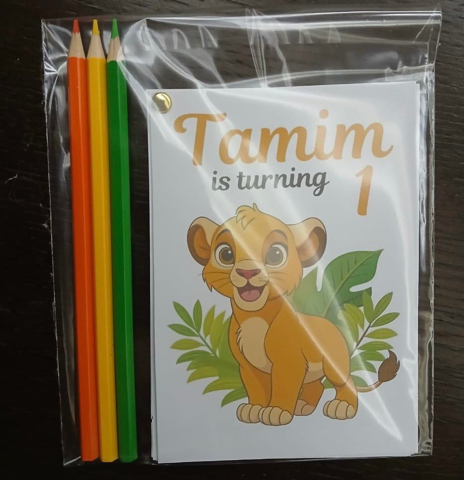 Simba the lion king party set