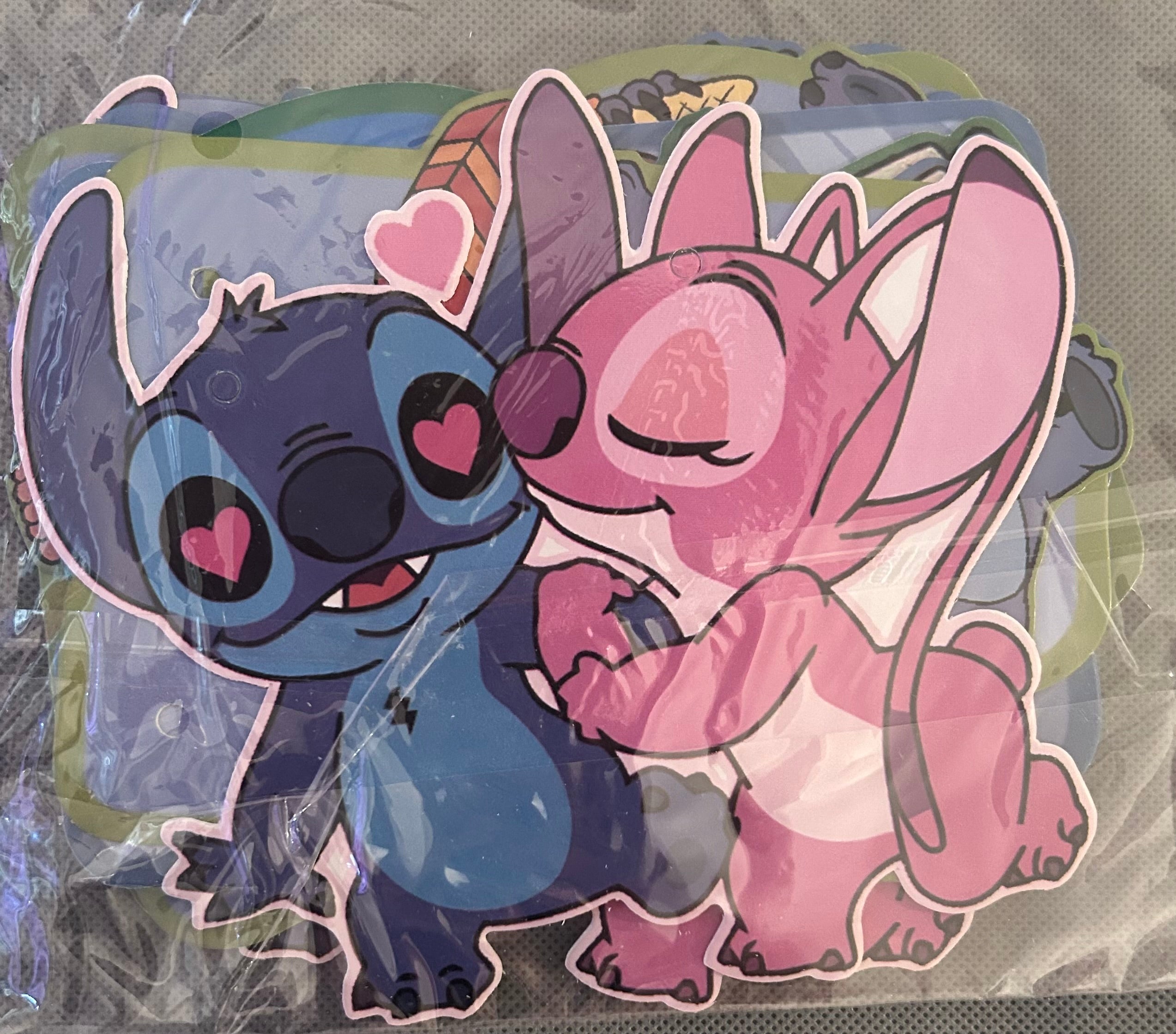 Stitch pink & blue party set