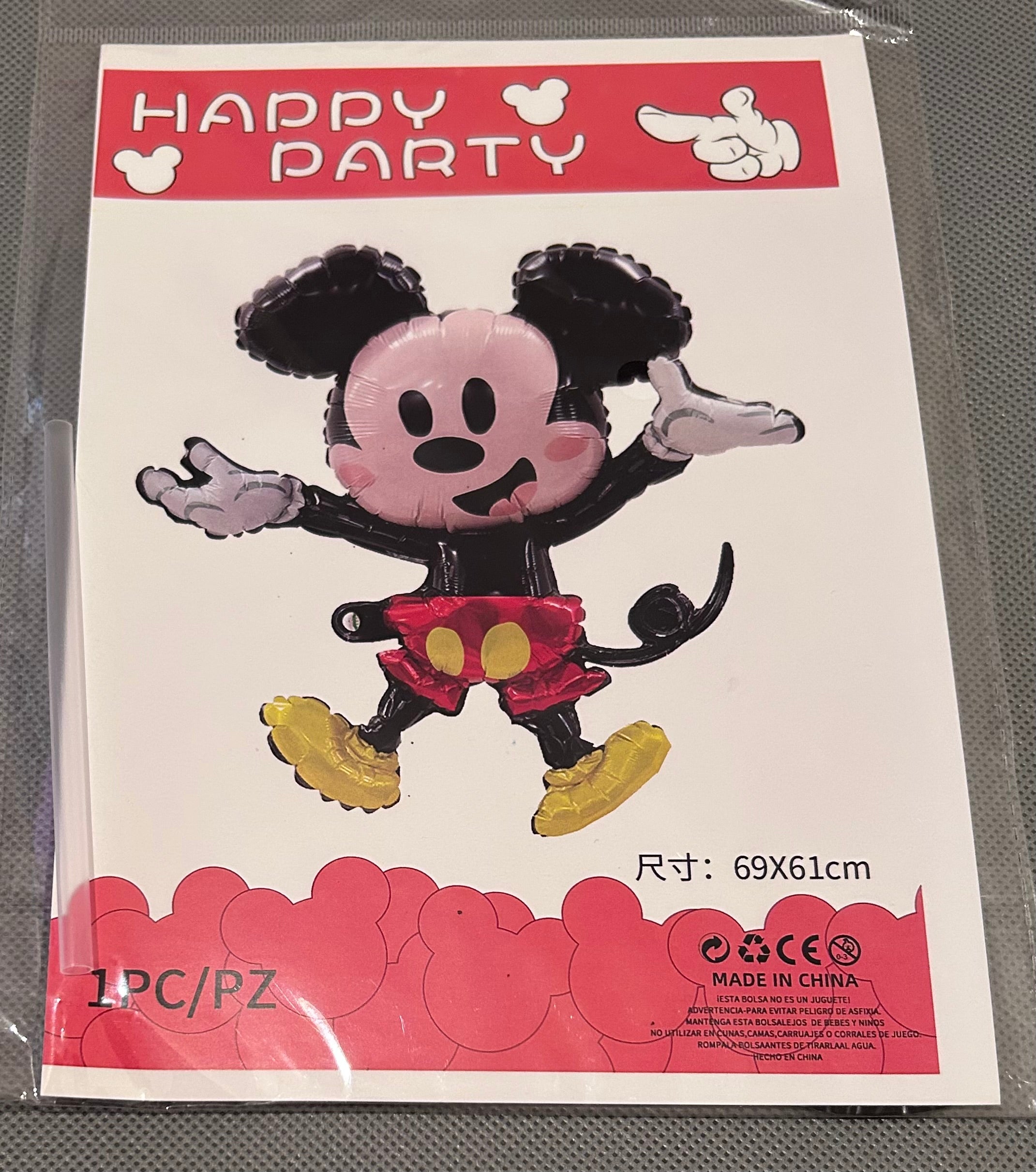 Mickey mouse red party set