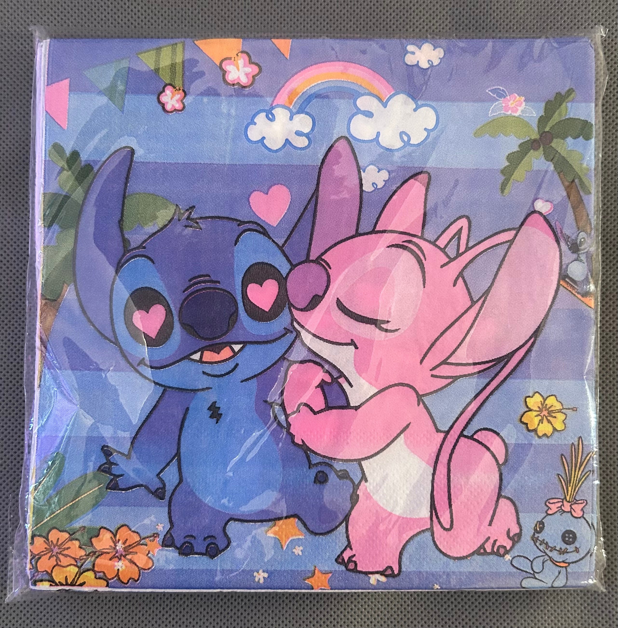 Stitch pink & blue party set