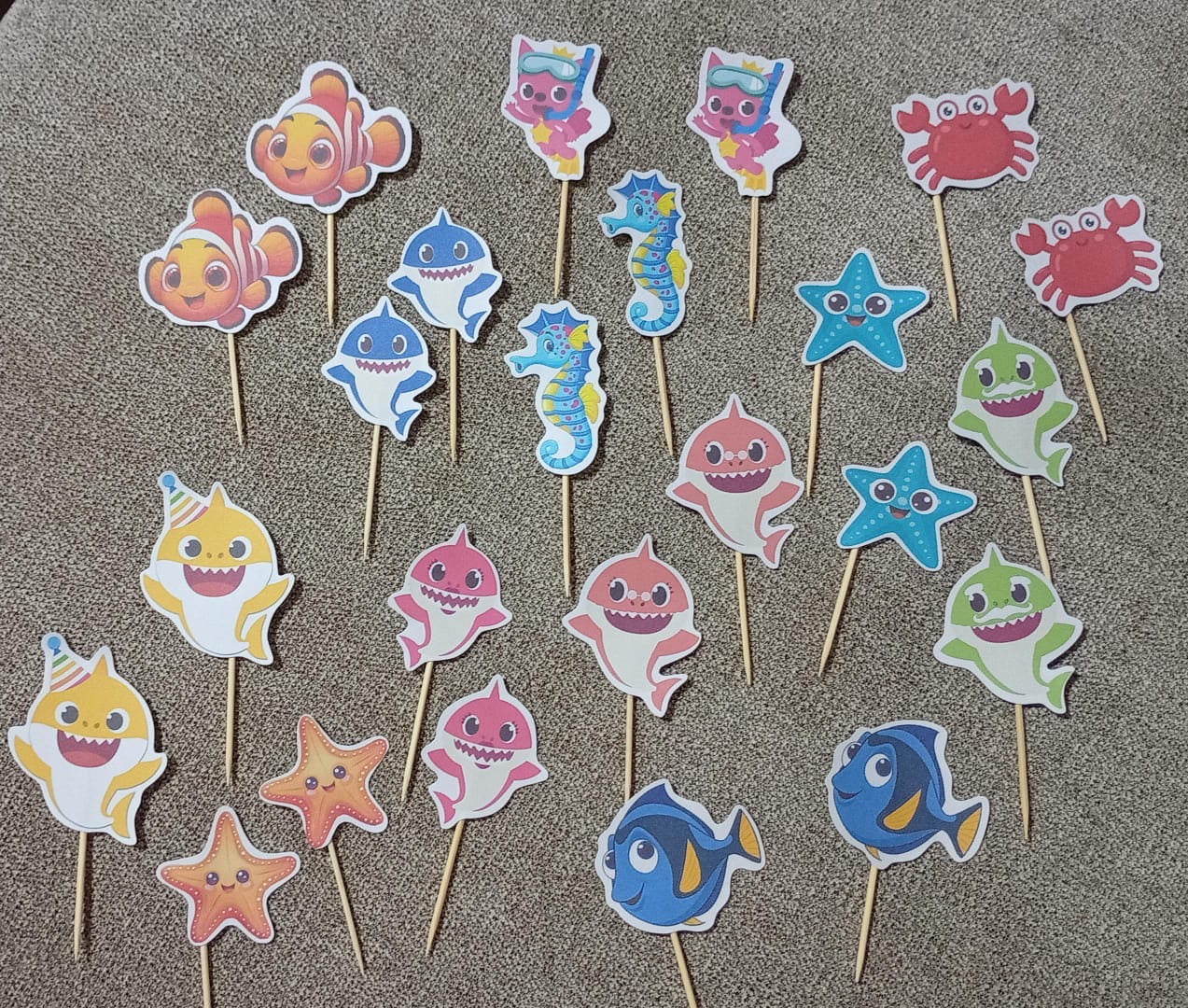 Baby shark party set