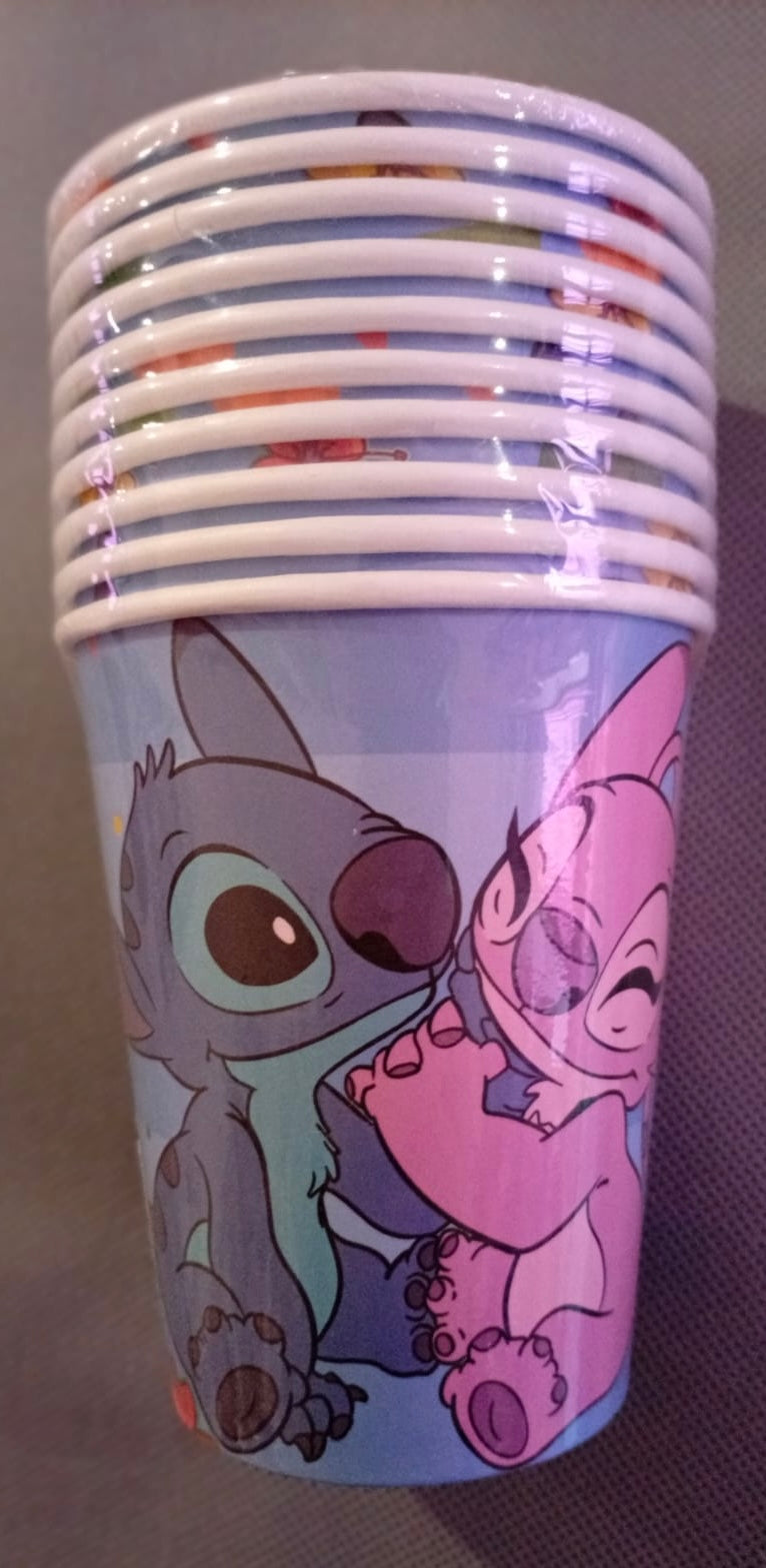 Stitch pink & blue party set