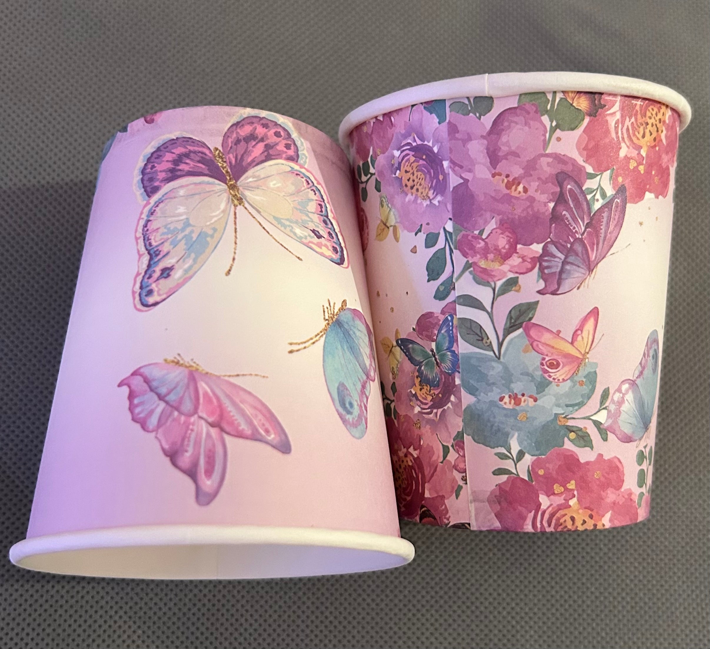 Butterfly purple party set