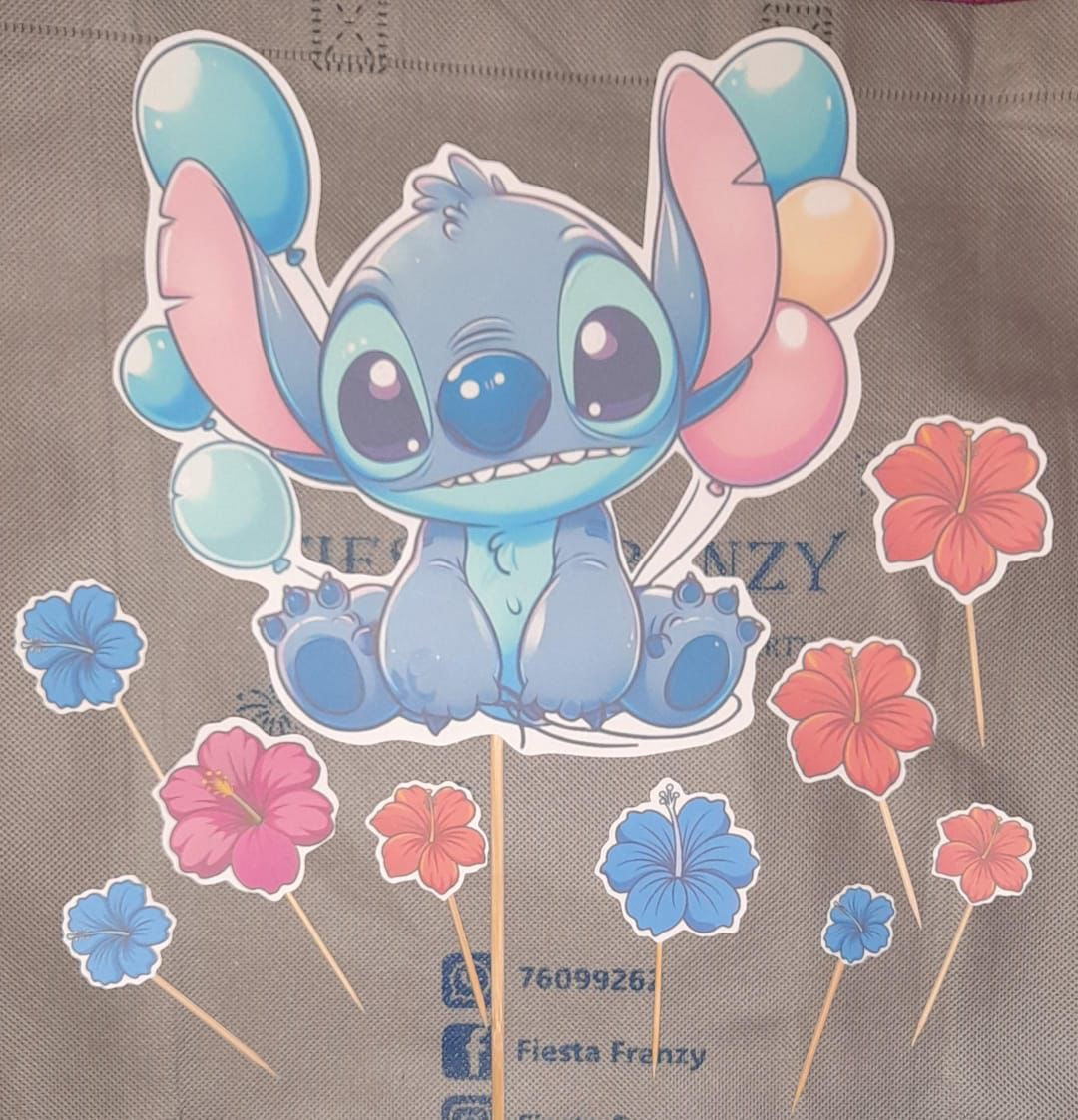 Stitch blue party set