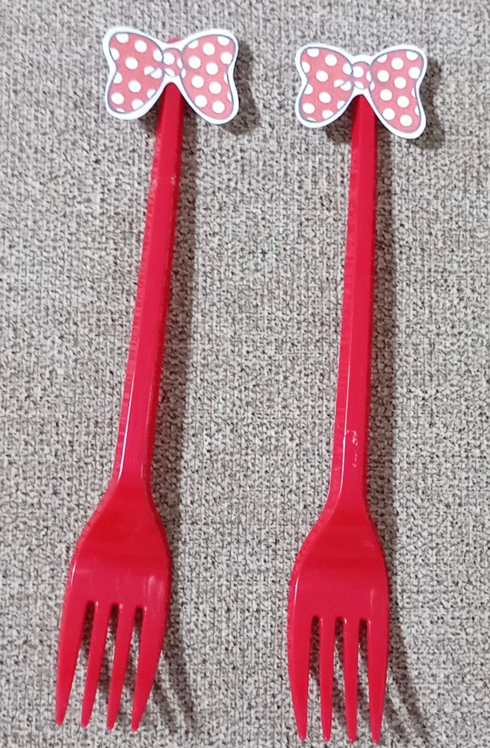 Minnie mouse red party set