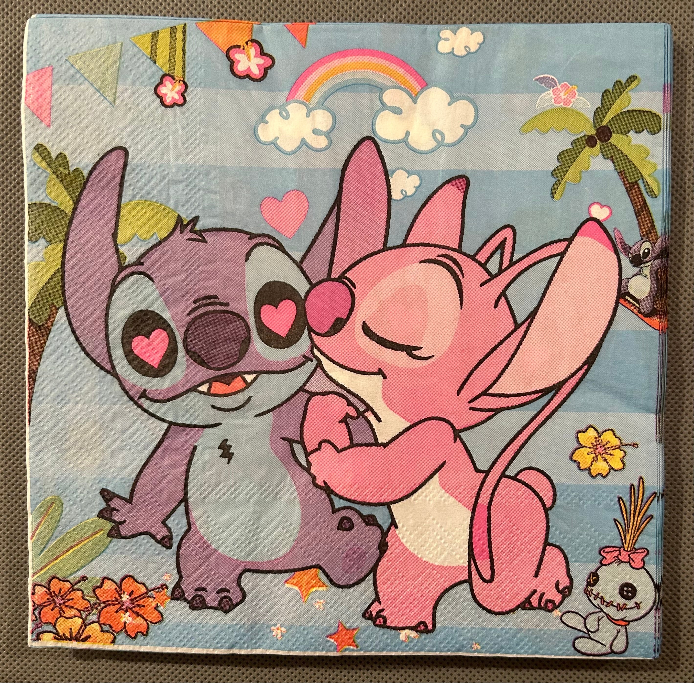 Stitch pink & blue party set