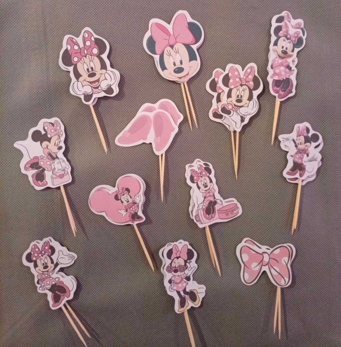 Minnie mouse pink party set