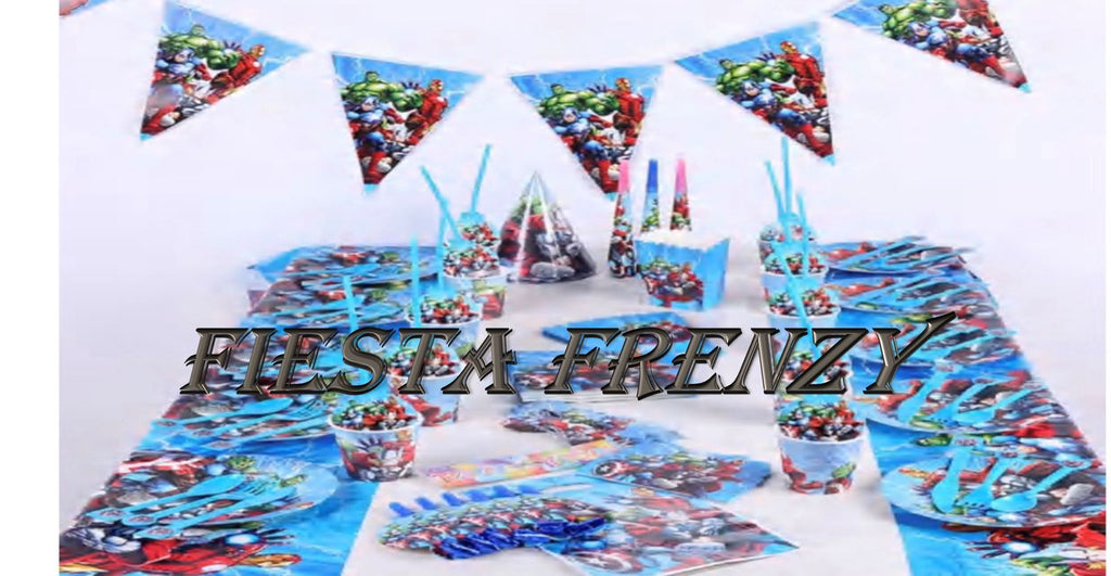 Avengers blue party set