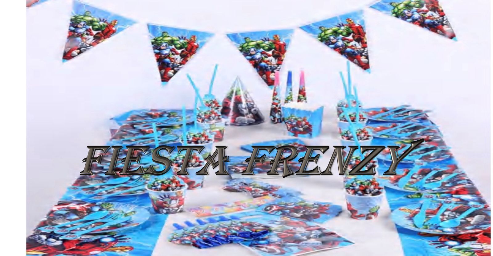 Avengers blue party set
