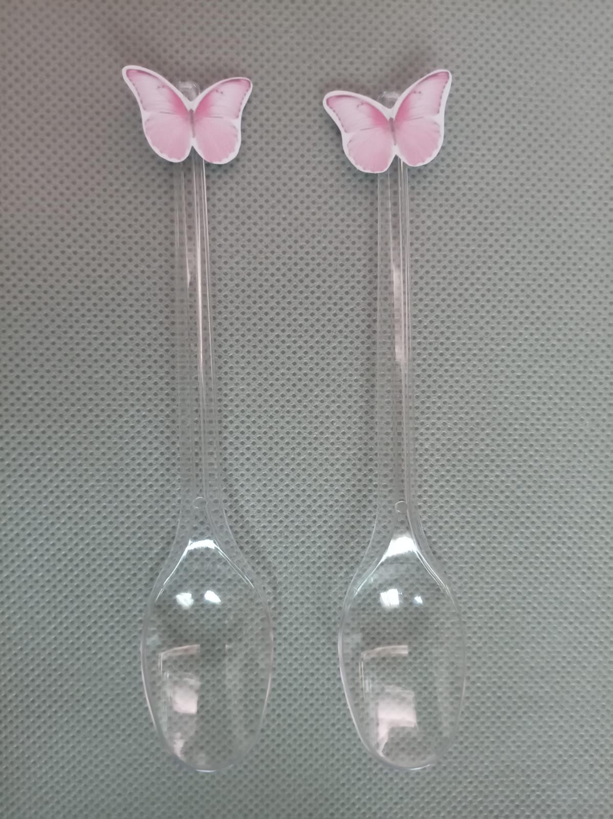 Butterfly pink and white party set