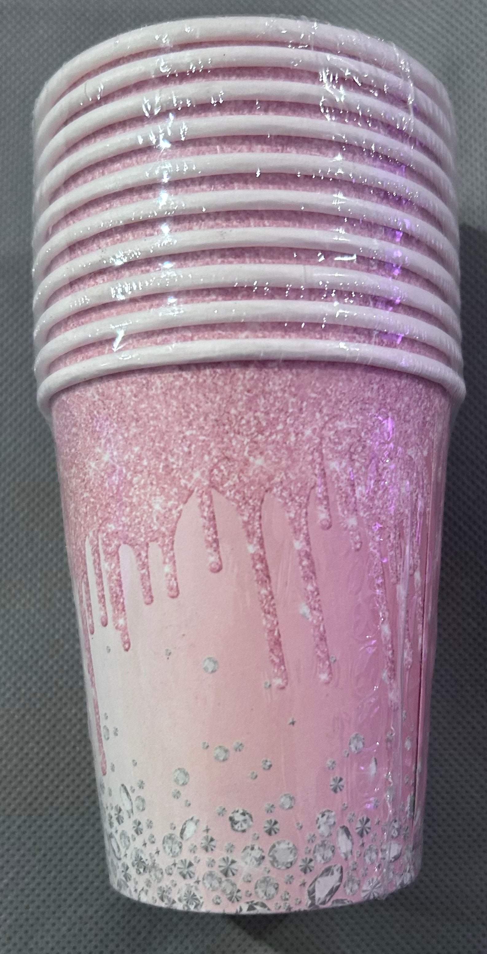 Rose gold diamond party set