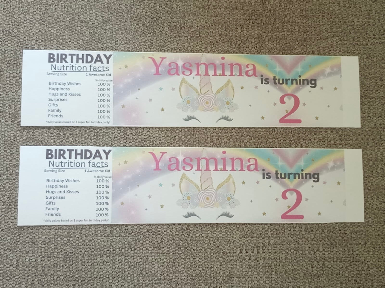 Unicorn party set