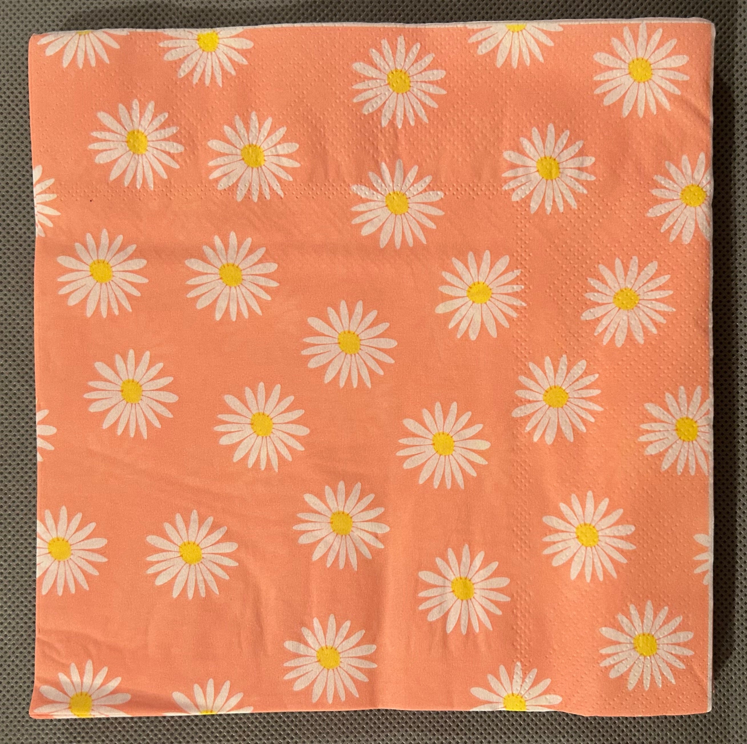 Daisy Flowers pink party set