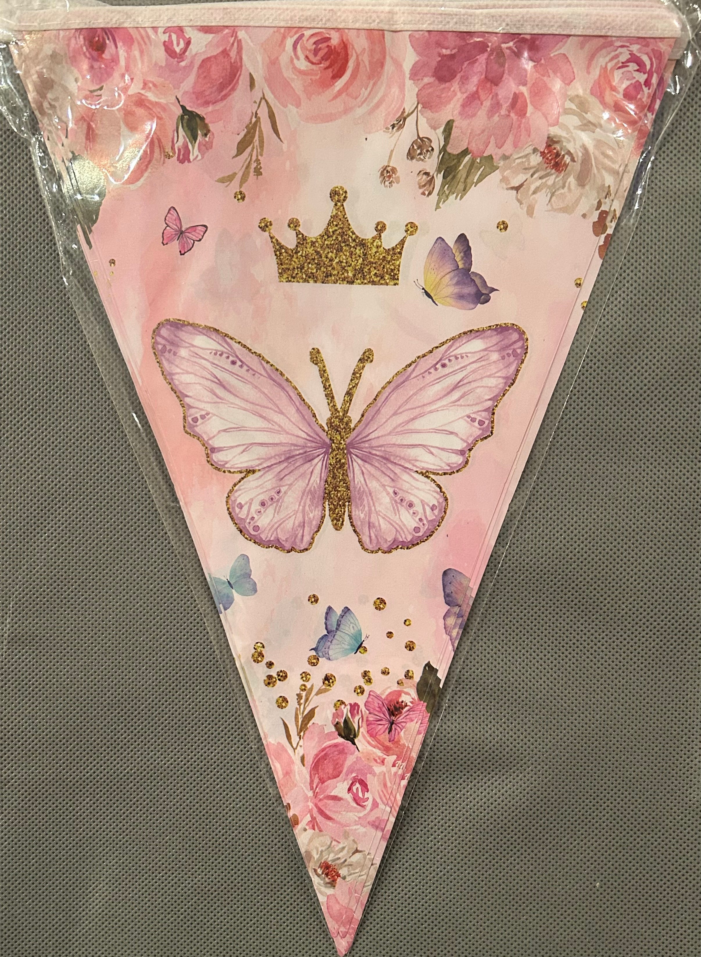 Butterfly purple party set