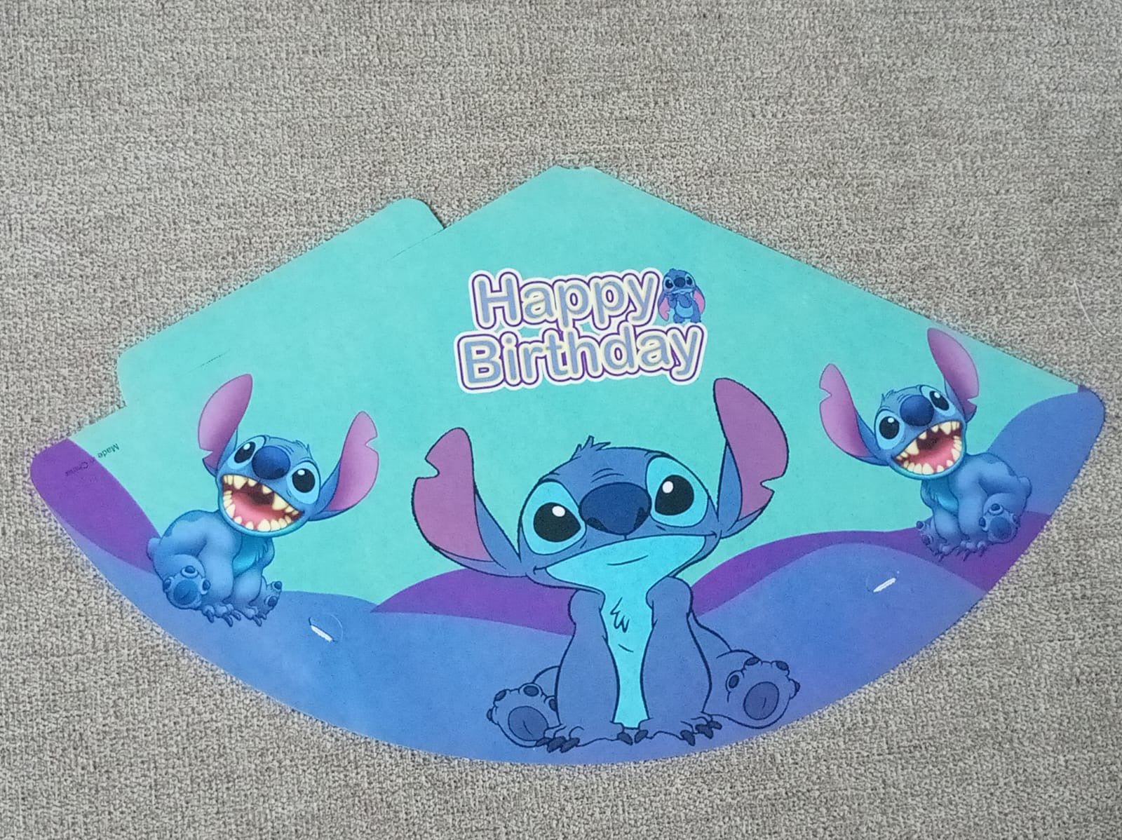 Stitch blue party set