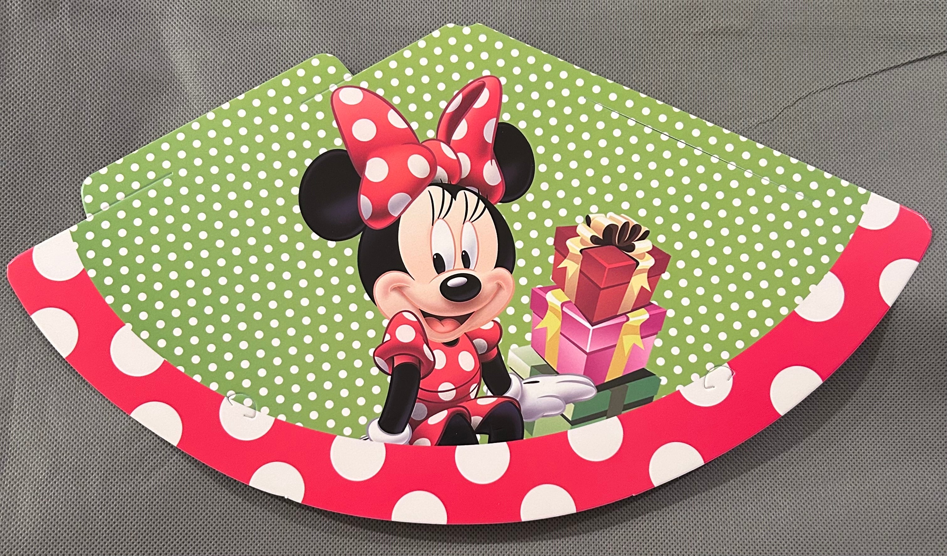 Minnie mouse red party set