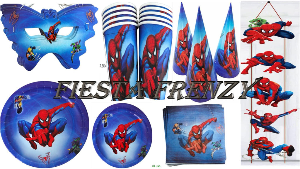 Spiderman party set