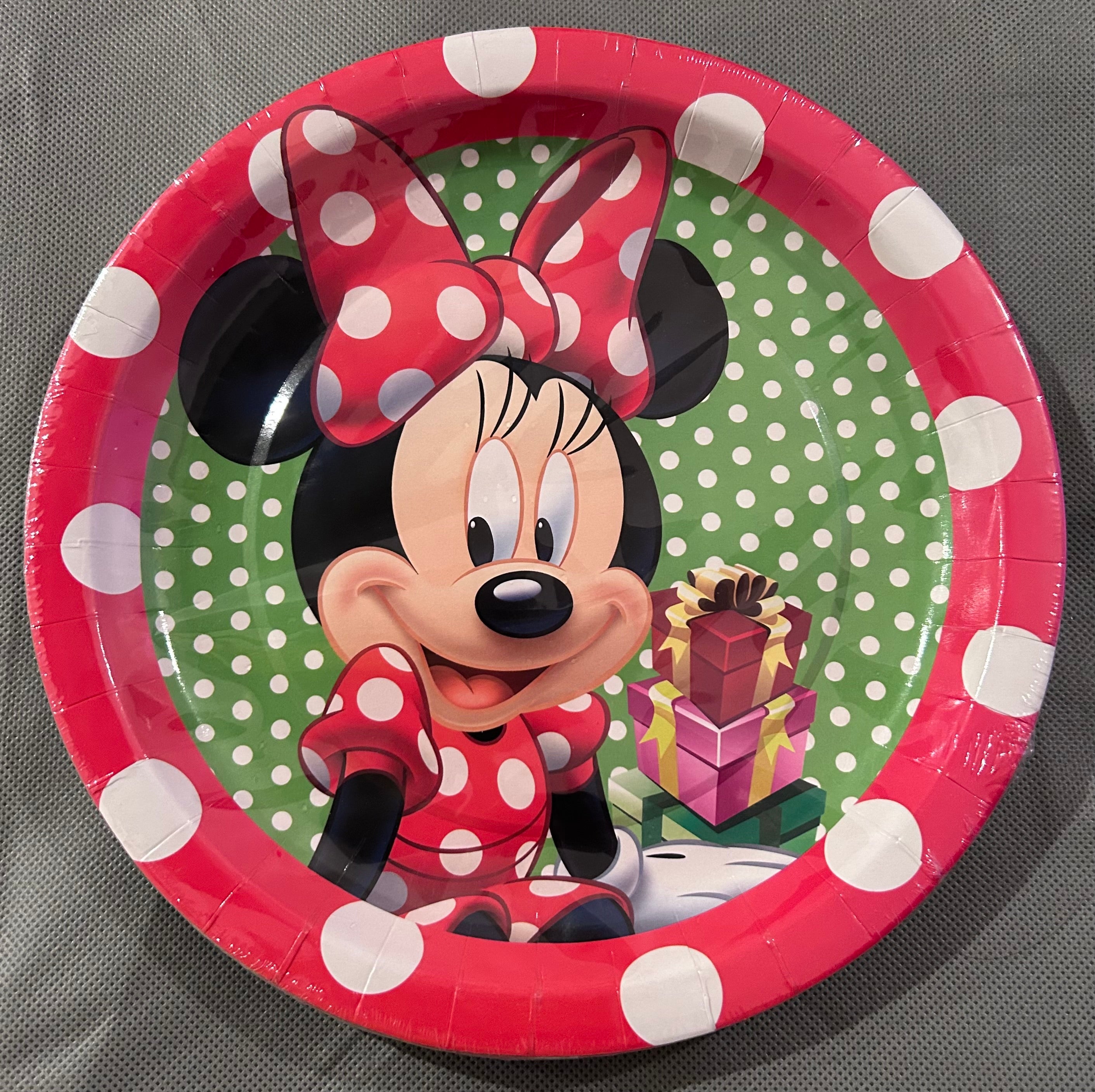 Minnie mouse red party set