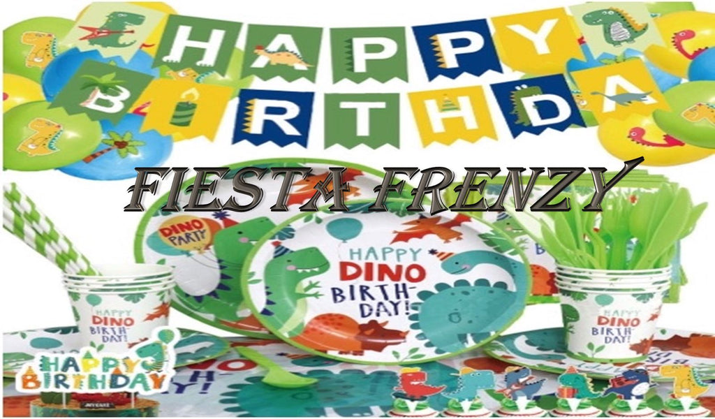 Dinosaur party set