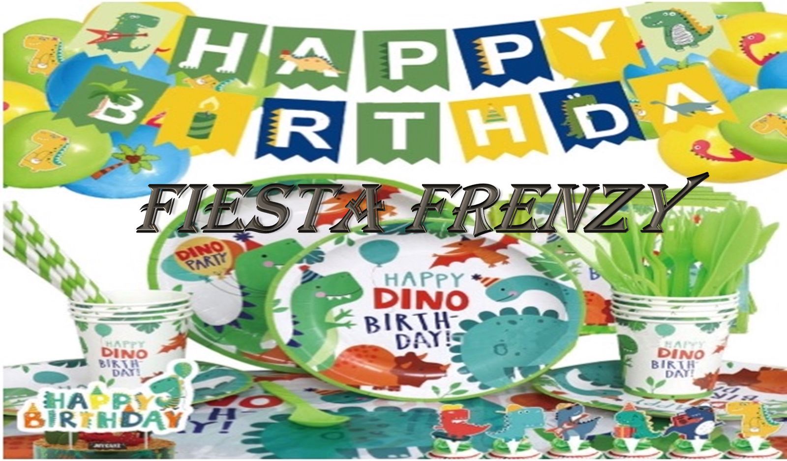 Dinosaur party set