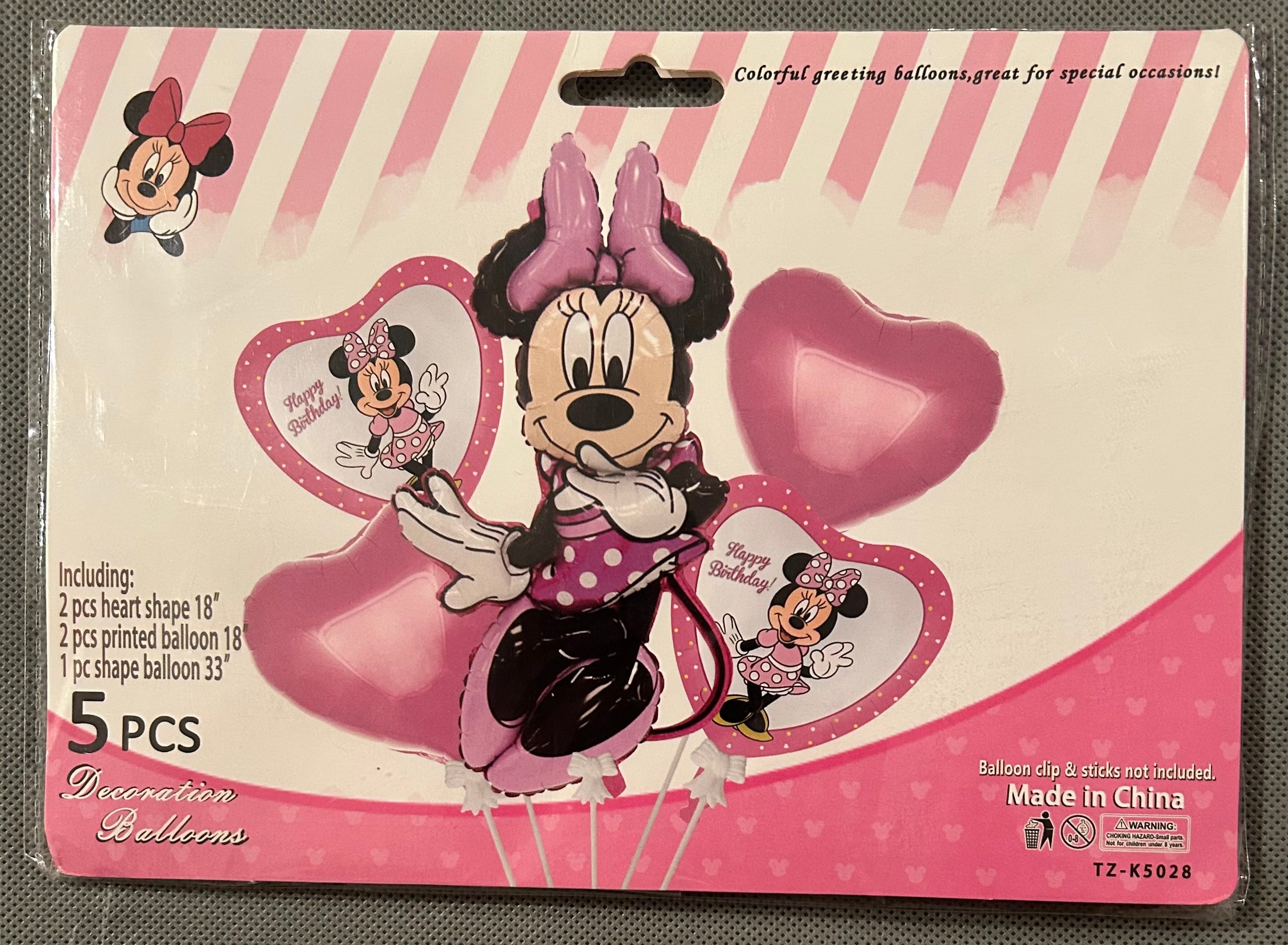 Minnie mouse pink party set