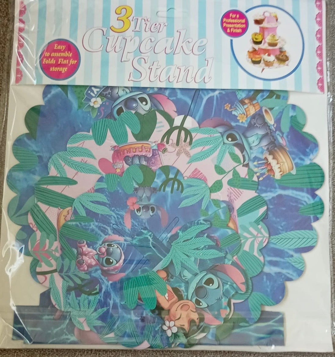 Stitch pink & blue party set