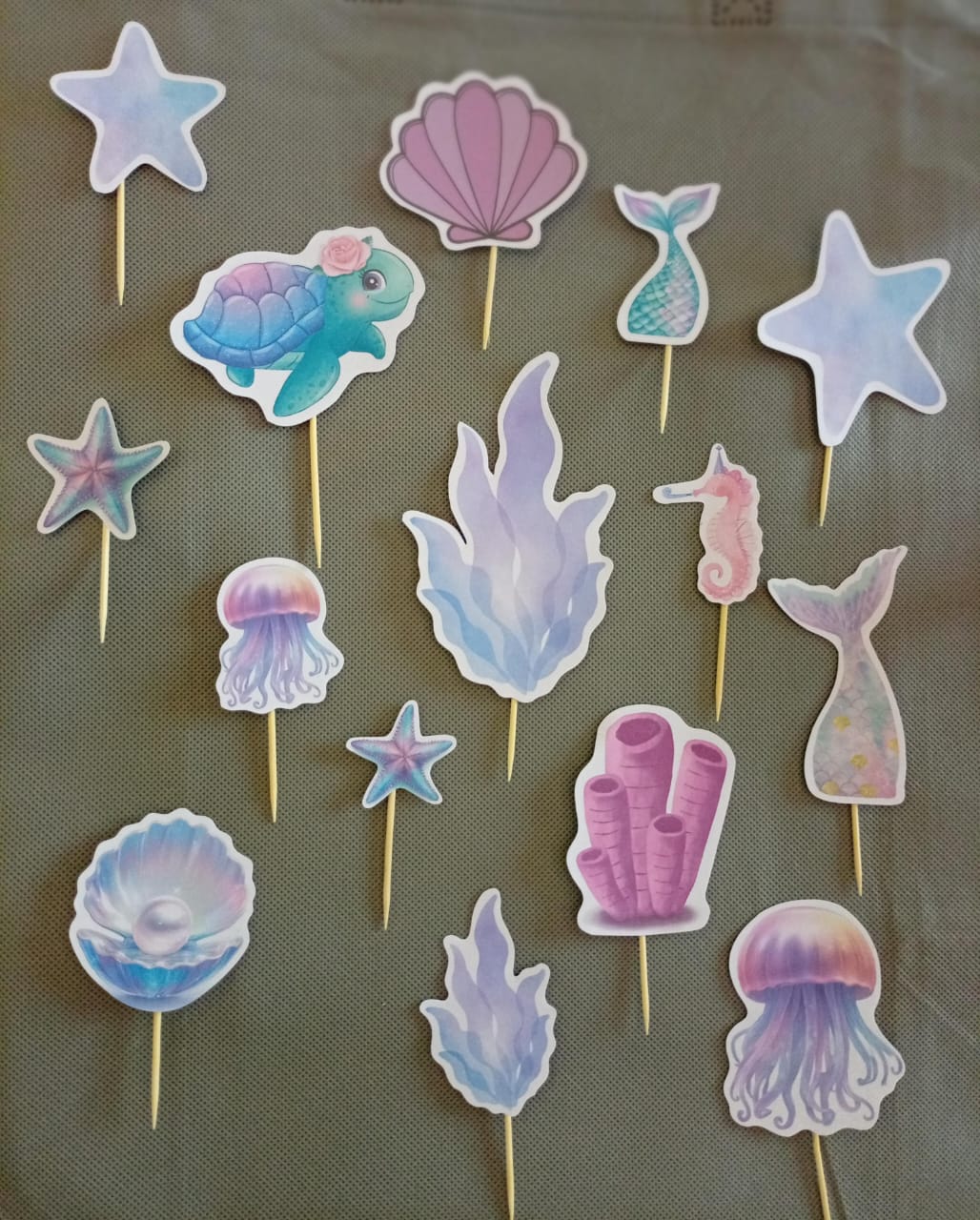 Mermaid tail part set