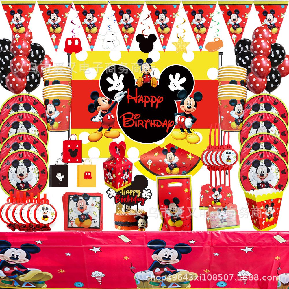 Mickey mouse red party set