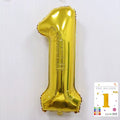 Gold number balloon 100cm