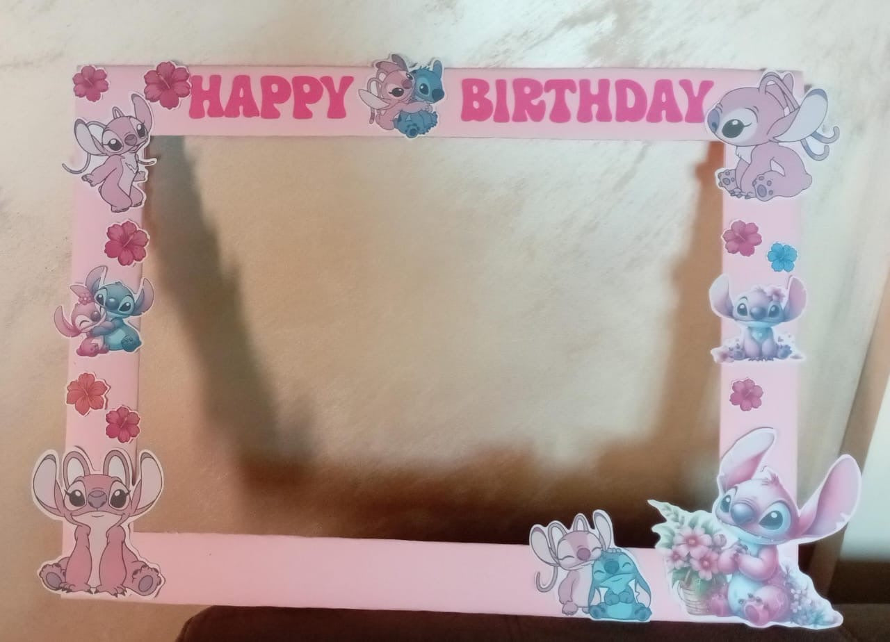 Stitch pink party set