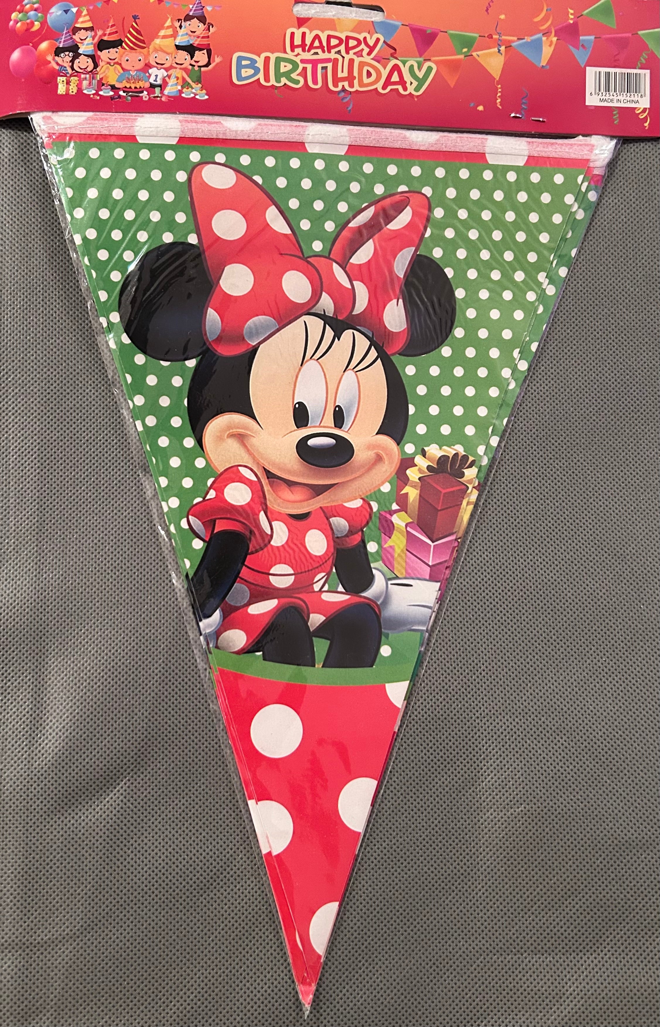 Minnie mouse red party set